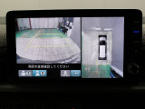 【マルチビューカメラシステム】車両の前後,左右4つのカメラで映した周囲の映像をナビゲーション画面に表示します♪停めにくい駐車場や狭い道路でもドライバーの死角を減らすことで運転をサポート!