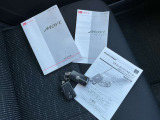 取扱説明書もついてるので運転操作に困っても安心です!!