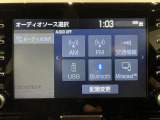 純正8インチディスプレイオーディオ装備。