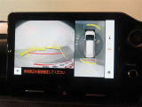 バック時の運転をサポートするバックガイドモニター&パノラミックビューモニター付
