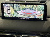 【360&deg;ビューモニター】専用のカメラにより、上から見下ろしたような視点で360度クルマの周囲を確認することができます☆死角部分も確認しやすく、狭い場所での切り返しや駐車もスムーズに行えます。