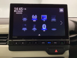 ホンダギャザーズメモリーナビ、フルセグ、DVD、CD再生にbluetoothのオーディオ機能が充実しています。