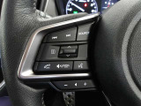 ステアリングスイッチは手元で操作しますので便利です、安全性も高いですね!