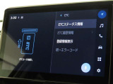 ETCの履歴などが画面で確認できます。