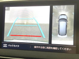 ●ガイドライン付きバックカメラ:不安な駐車もこれで安心!ガイドライン付きなので狭い箇所での駐車もラクラクです!