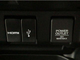 HDMIポート、USBポートが装備されております。HDMIポートを他の機器と繋げることによって、モニターへ映像を流すことができます。