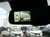 ルームミラー画面アラウンドビューモニター付、安心安全、全方向、上から見えます。運転が苦手なかたでも安心です。