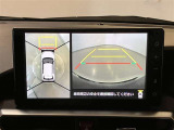 バックギアに入れると、このように後方が映し出されます!最終確認はご自身の目と耳で必ず行ってください!安全第一で!