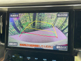 【バックカメラ】駐車時に後方がリアルタイム映像で確認できます。大型商業施設や立体駐車場での駐車時や、夜間のバック時に大活躍!運転スキルに関わらず、今や必須となった装備のひとつです!