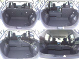 ☆リヤシートを倒すと、こんなに広い空間が出来ました。大きい荷物もらくらくに入ります。