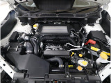 ■スバルと言えば水平対向エンジン。車体の低い位置に搭載されているので、万一の衝突時には、エンジンルームの下へ潜り込み、室内の乗員の被害軽減に貢献致します。