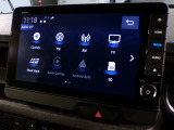 CD、DVD、Bluetooth、AM、FM、AUX、スマートフォン接続ができます。