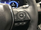 ステアリングスイッチ付き。前方から目を離すことなく操作することが可能です。