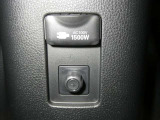 【電源コンセント】非常時やキャンプなどに役立つAC100V/1500Wコンセント付きです。