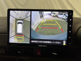 見えづらい車体後方部を映像で映し出してしっかりサポート!難しいバック駐車も安心です♪