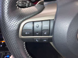オーディオや運転支援機能などを手元で操作できるステアリングスイッチ。操作時の視線移動が少なく、安全にも貢献します。