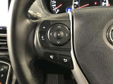 ステアリングスイッチ付き。前方から目を離すことなく操作することが可能です。
