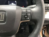 ステアリングスイッチ付き。前方から目を離すことなく操作することが可能です。