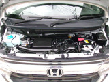 自慢のエンジンはパワードbyHONDAです。精度とバランスにこだわって、低回転からスムースなパワーを発揮します。