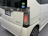 視認性がいいテールランプ。後続車にも存在をアピール。