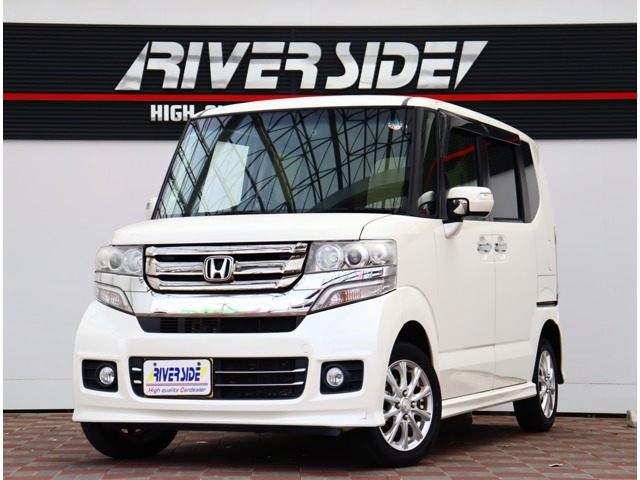 N-BOXカスタム G Lパッケージ 4WD 社外メモリーナビフルセグバックカメラスマ