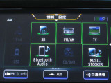 フルセグTV視聴可能・CD/DVD再生機能付きで、Bluetoothオーディオや音楽レコーディングにも対応しており、車内のエンターテインメントが充実しております ♪