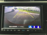 バックモニター付きで、車庫入れやバック時の後方確認をサポート。