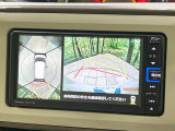 【パノラマモニター】専用のカメラにより、上から見下ろしたような視点で360度クルマの周囲を確認することができます☆死角部分も確認しやすく、狭い場所での切り返しや駐車もスムーズに行えます。