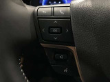 ステアリングスイッチ付きで、運転中に視線を前に向けたまま操作できます。