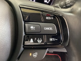 ハンドルにHondaセンシング系のクルーズコントロールやレーンキープアシストなどのスイッチが装備されています。ハンドルから手を離さず安全に操作できます。