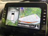 【アラウンドビューモニター】専用のカメラにより、上から見下ろしたような視点で360度クルマの周囲を確認することができます☆死角部分も確認しやすく、狭い場所での切り返しや駐車もスムーズに行えます。