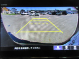 バックが苦手な方にもオススメなバックカメラ付き!広い画角で広範囲も見渡せます。