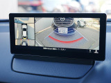 360&deg;ビューモニターを搭載しています。コーナーセンサーと合せてお使いいただくことで、安全、安心にお車の取り回しを行っていただけます。