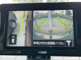 カメラは切り替えが可能で見えにくい左前の死角えおサポート!