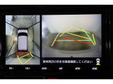 車両を上から見たような映像表示するパノラミックビューモニター付き!