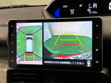 9インチ画面でパノラマモニターが車全体を表示してくれます