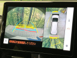 【パノラミックビューモニター】専用のカメラにより、上から見下ろしたような視点で360度クルマの周囲を確認することができます☆死角部分も確認しやすく、狭い場所での切り返しや駐車もスムーズに行えます。