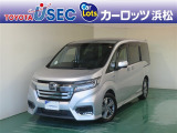 上質なデザインのホンダ・ステップワゴンスパーダ。室内も広く、大人数でのお出かけも、荷物が多いときにも便利なおクルマです☆