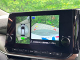 【アラウンドビューモニター】専用のカメラにより、上から見下ろしたような視点で360度クルマの周囲を確認することができます☆死角部分も確認しやすく、狭い場所での切り返しや駐車もスムーズに行えます。