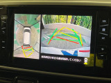 【パノラマモニター】専用のカメラにより、上から見下ろしたような視点で360度クルマの周囲を確認することができます☆死角部分も確認しやすく、狭い場所での切り返しや駐車もスムーズに行えます。