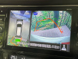 【アラウンドビューモニター】専用のカメラにより、上から見下ろしたような視点で360度クルマの周囲を確認することができます☆死角部分も確認しやすく、狭い場所での切り返しや駐車もスムーズに行えます。
