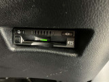 ETC車載器付きです。高速道路の料金所もスムーズに通過できます。