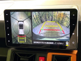 【パノラマモニター】専用のカメラにより、上から見下ろしたような視点で360度クルマの周囲を確認することができます☆死角部分も確認しやすく、狭い場所での切り返しや駐車もスムーズに行えます。