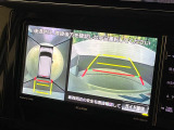 【パノラミックビューモニター】専用のカメラにより、上から見下ろしたような視点で360度クルマの周囲を確認することができます☆死角部分も確認しやすく、狭い場所での切り返しや駐車もスムーズに行えます。