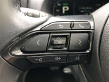 【ステアリングスイッチ】左です。ハンドルから手を離さず、運転に集中したまま手元でオーディオ操作等ができます。