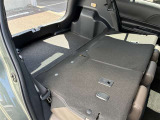 シートが倒せて荷物も楽々