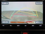 バックガイドモニターで、後方を確認しながら安心して駐車することができます。運転初心者も熟練者も必須の機能ですよ!