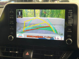 【バックカメラ】駐車時に後方がリアルタイム映像で確認できます。大型商業施設や立体駐車場での駐車時や、夜間のバック時に大活躍!運転スキルに関わらず、今や必須となった装備のひとつです!