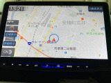 メモリーナビを装備。タッチパネル式で使いやすいです。
