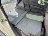 シートが倒せて荷物も楽々